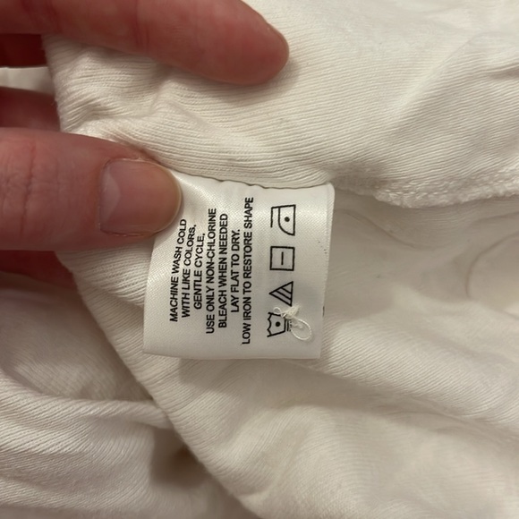 Caribbean Joe white button up cardigan like top - Picture 4 of 8